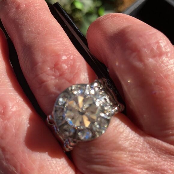 Cookie Lee Bundle Hostess Exclusive Crystal Necklace and Crystal Stretch Ring - Picture 12 of 12